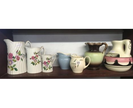 SHELF OF CHINA JUGS