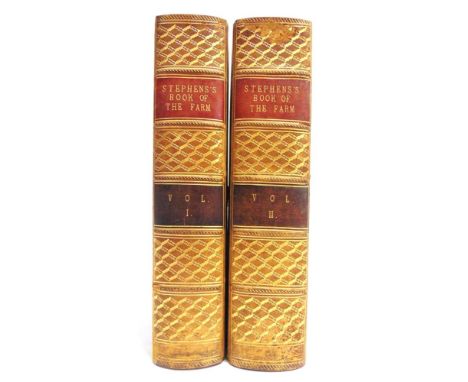 [MISCELLANEOUS]. AGRICULTURE Stephens, Henry. The Book of the Farm, second edition, two volumes, Blackwood, Edinburgh &amp; L