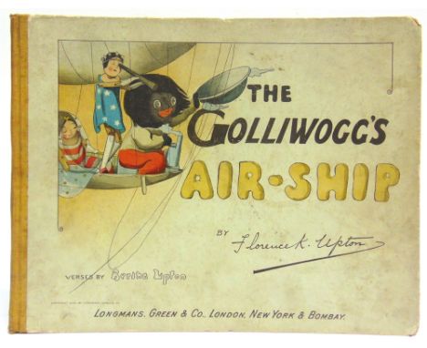 [CHILDRENS]  Upton, Florence K. &amp; Bertha. The Golliwogg's Air-Ship, Longmans, Green &amp; Co., London, New York &amp; Bom