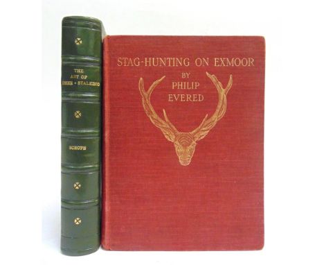 [SPORTING]. HUNTING  Scrope, William. The Art of Deer-Stalking; illustrated by A Narrative of a Few Days' Sport in the Forest