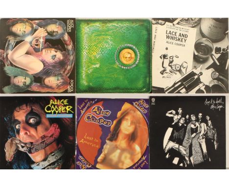 Alice Cooper LPs and EPs to include Love It To Death (K 46177) - 1971 UK release - Very Good including gatefold sleeve; Const