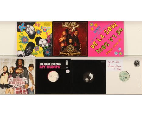 A collection of De La Soul / Black Eyed Peas LPs and 12" Singles to include (1) Black Eyed Peas - Monkey Business (2005 US, B