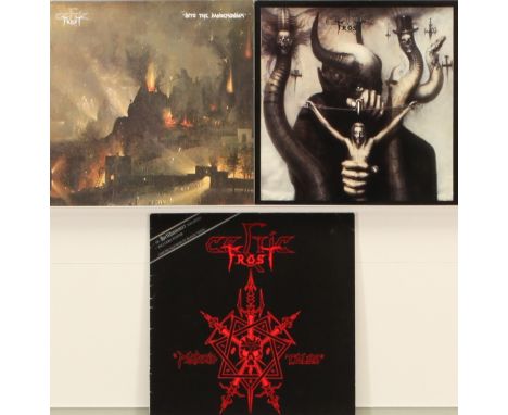 Celtic Frost - A Group of LPs to include (1) To Mega Therion (N 0031) - 1985 German release with gatefold sleeve; (2) Into Th