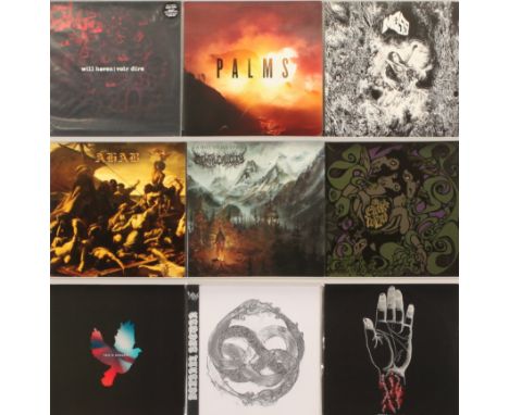 Heavy Metal Recent Issue LPs to include Moss - Horrible Night (RISELP151) - 2013 UK release on purple vinyl with poster and b