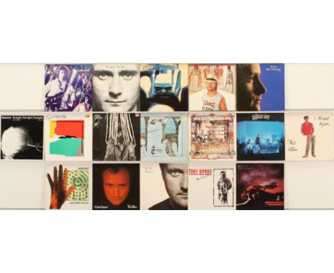 Genesis and Related Artists LPs and EPs to include Genesis - Trespass (CHC 12) - 1980s re-issue with blue Charisma labels - V