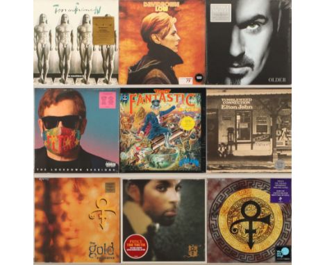 Pop/Rock Recent Issue LPs to include Prince - The Versace Experience - Rare 1995 Limited Release; Elton John - The Lockdown S