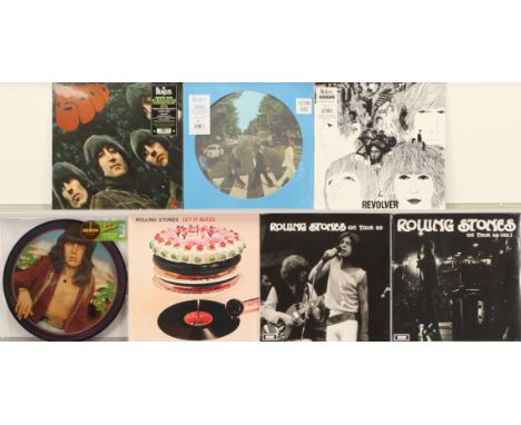 A collection of Recent Issue Classic Rock LPs to include (1) The Beatles - Abbey Road (0602508048883, Picture Disc); (2) The 