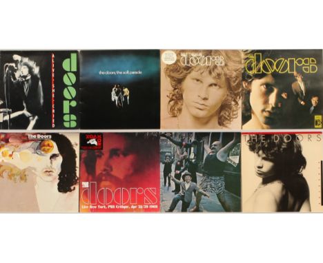 The Doors LPs to include The Soft Parade (K 42079) - re-issue with red Elektra labels - Excellent in Very Good Plus gatefold 