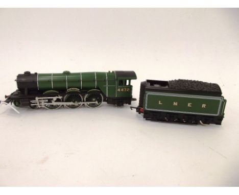 A Hornby 4-6-2 engine and tender, "Flying Scotsman", LNER lined green 4472, (G)
