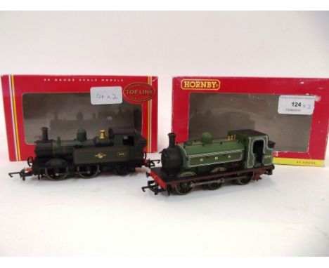 A Hornby R2095A Class 14xx 0-4-2 tank engine,  BR4211 with instructions, (B.N.M.); and R2186B Class J13 0-6-0 saddle tank, GN