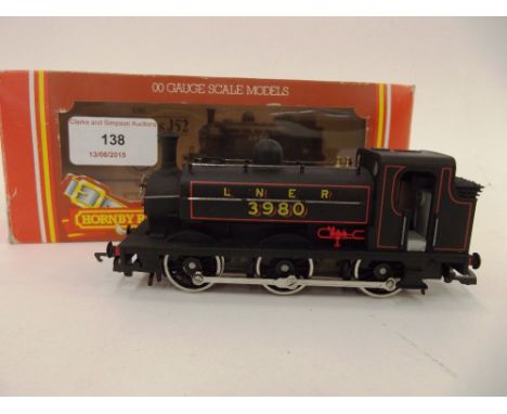 A Hornby R504 Class J52 0-6-0 tank engine, LNER black 3980