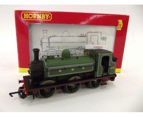 A Hornby R2186A Class J13 0-6-0 tank engine, GNR green 1241, with instructions, (B.M.)
