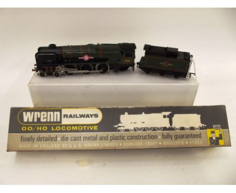 A Wrenn W2278 4-6-2 engine and tender, "Clan Line", BR green 35028, with instructions, (B.N.M.) - see illustration