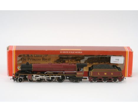A Hornby R050 Class 7P 4-6-2 engine and tender, "The Princess Royal", LMS maroon 6200, (B.G.) - see illustration