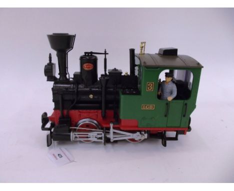 A LGB "G" gauge 0-4-0 side tank engine No.3, (G) - see illustration