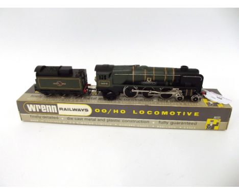 A rare Wrenn W2236/A 4-6-2 engine and tender, "Bodmin", black name plates, BR green 34016, with instructions, (B.M.) - see il