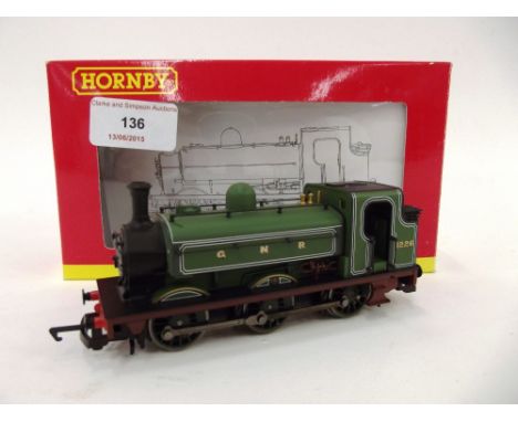 A Hornby 2186B Class J13 0-6-0 tank engine, GNR green 1226, with instructions, (B.M.)
