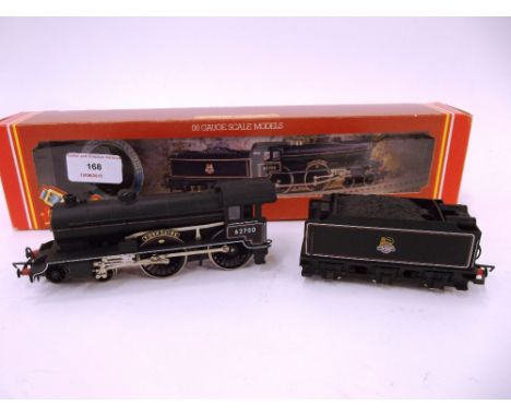 A Hornby R259 4-4-0 engine and tender, "Yorkshire", BR black 62700