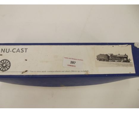 A Nu-cast die-cast kit for a LMS Fowler compound 4-4-0 engine and tender, said to be complete with wheels etc., (B.G.)