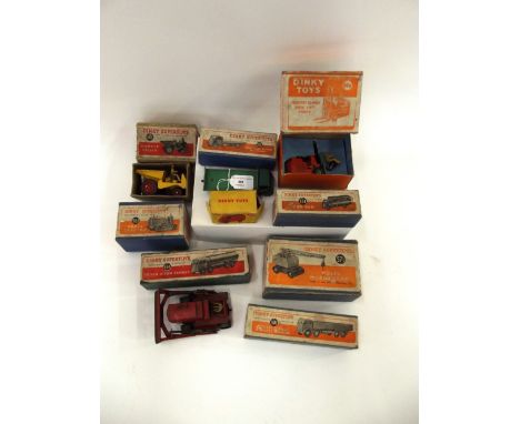 A Dinky Super Toys Foden diesel 8 wheel wagon, boxed; a Dinky Super Toys Coles Mobile crane, boxed; a Dinky Super Toys heavy 