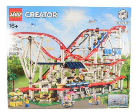 Lego - a factory sealed Lego Creator Expert set No. 10261 Roller Coaster. Retired product.