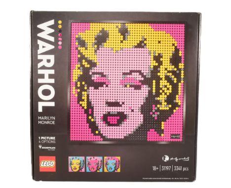 Lego - a factory sealed Lego Andy Warhol picture set No. 31197 Marilyn Monroe. Retired product.
