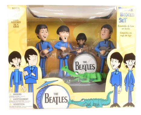 The Beatles - McFarlane Toys - a 2004 Apple Corps Limited officially licensed 'Beatles Animation Box' action figure diorama s