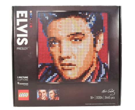 Lego - a factory sealed Lego Art set No. 31204 Elvis Presley ' The King '. Retired product.