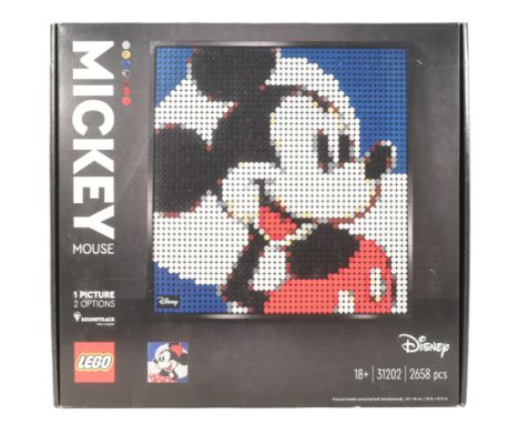 Lego - a factory sealed Lego Art set No. 31202 Disney's Mickey Mouse. Retired product.