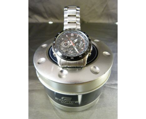 Casio Edifice Multi-Band 6 Wave Ceptor Tough Solar Watch. Model No 5061 comes with original tin and all the paperwork along w