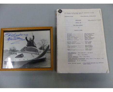 Original Re-write script from the doctor who Series dated 8.2.1983 Episode name 'The Five Doctors' by Terrance Dicks. The ori