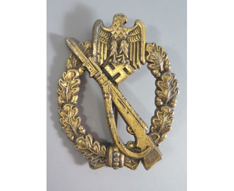 From the Charles Hume-Smith Collection: A WWII Nazi German Army Infantry Assault Badge, maker JFS 