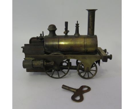 An Early Live Steam Model Locomotive, 2 1/4 in. track 