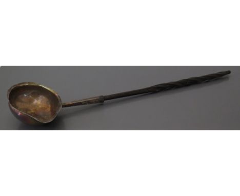 A George III Silver Toddy Ladle with horn handle, London 1778, probably Thomas Streetin 
