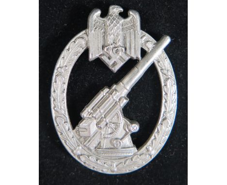 From the Charles Hume-Smith Collection: A Scarce WWII Nazi German Army Flak Badge 