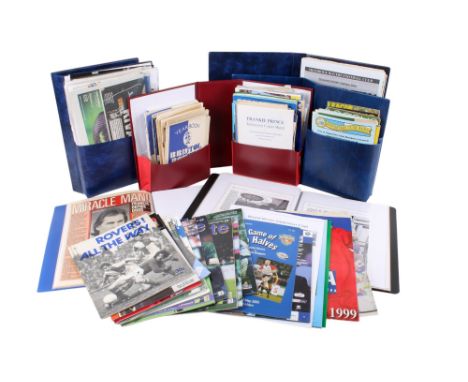 A large collection of Bristol Rovers Football Club memorabilia. 1960s and later, including multiple Supports Club News magazi