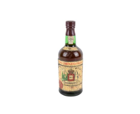 A bottle of Real Companhia Velha Colheita vintage port. 19%, 750ml