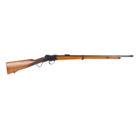 A Belgium Martin action .22 rifle. No makers name, possibly 'Francotte', open sights, s/n. 191128. SECTION-1 LICENSE IS REQUI