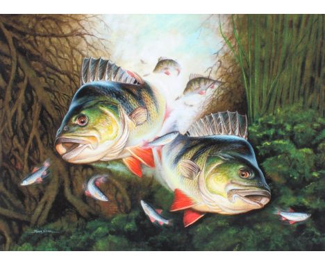 John Searl (20th century) - 'Ambush' signed limited edition print. No. 39/50. 39cm x 33cm