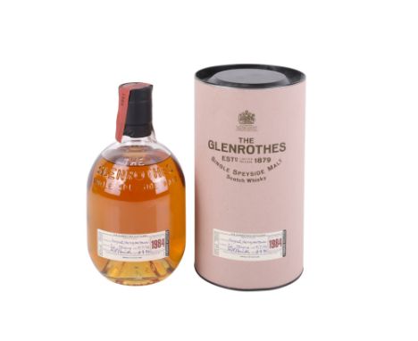 A bottle of 1984 The Glenrothes old Speyside single malt Scotch whisky. Aged 11 or 12 years, 43% 700ml