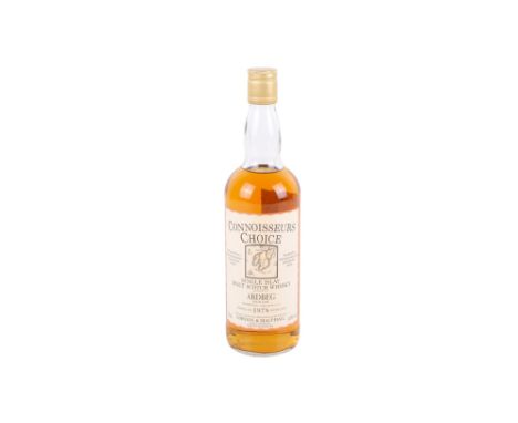 A bottle of 1978 Ardbeg Single Islay Malt Scotch Whisky. Connoisseurs Choice bottling, 40% 750ml