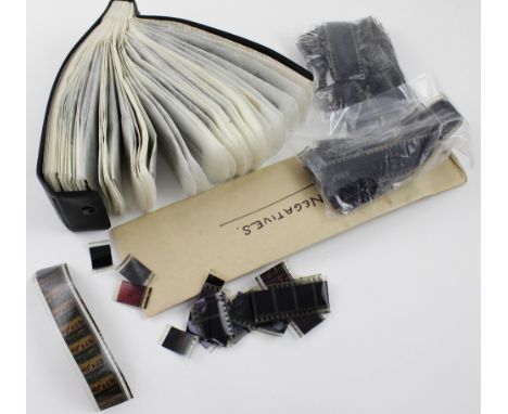 A collection of 35mm film frames from various vintage classic films, 35mm photo negatives for pictures of Fred Astaire, Barba