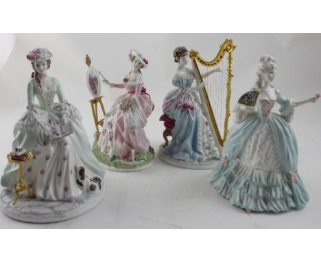 Three Royal Worcester limited edition figures from various collections to include 'Marie Antoinette' from the 'Femmes Fatales