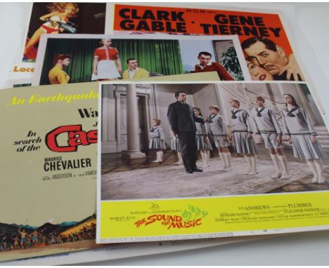 A collection of original vintage 11 x 14ins cinema lobby advertising posters to include 'The Tender Trap' x6, 'The Great Loco