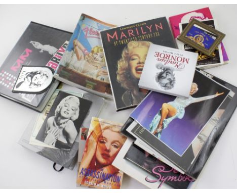 A collection of Marilyn Monroe ephemeral to include collectors' cards, original vintage 10 x 8 cinema lobby advertising cards
