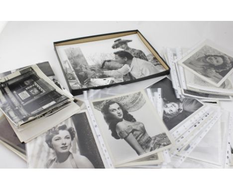 A large collection mainly 10 x 8 format portrait cards to include Sophia Loren, Jean Hagen, Lucille Ball, Leslie Caron, Dorot
