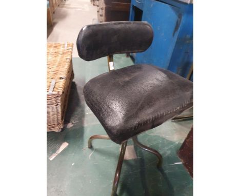 * vintage adjustable machinest chair