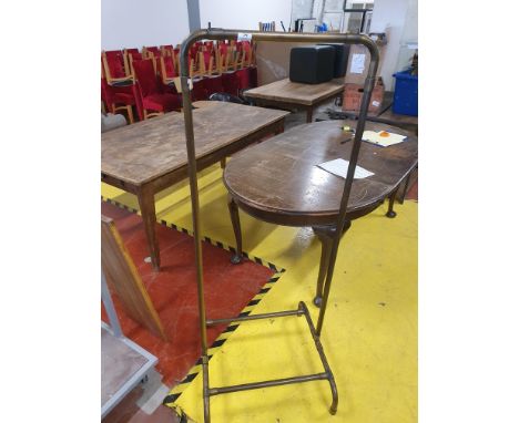 * tubular clothing rail - with bottom rail for putting shelf on