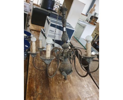 * Vintage distressed gothic chandalier