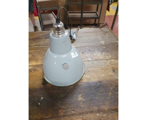 * small industrial light shade